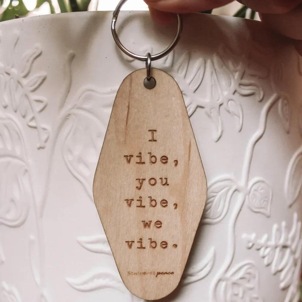 Wood Keychain - Picture 1 of 2